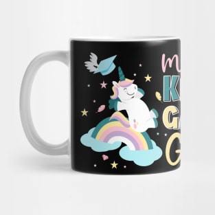 Miss Kindergarten Grad Unicorn Last Day Of School Gift For Kids Girls Mug